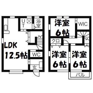タウンハウス清水 間取り図