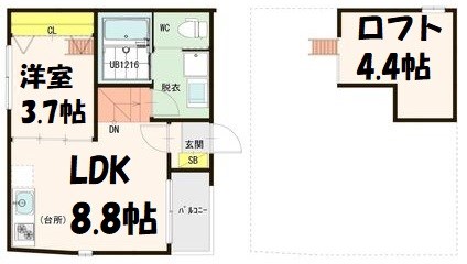 sucre fer 間取り図