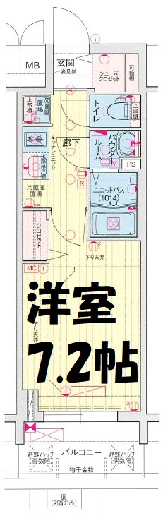 プレサンス東別院駅前Ⅱ 間取り図