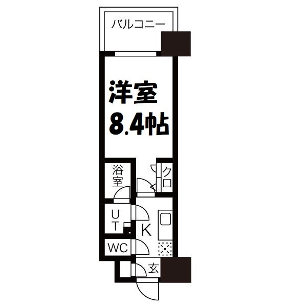 フローラル東別院 間取り図