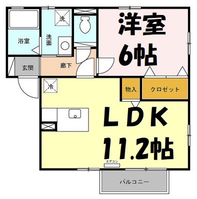 セジュール覚王山 間取り図