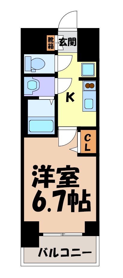 プレサンス葵デュリス 間取り図