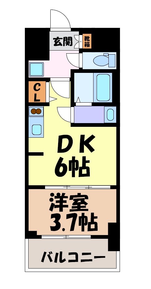 プレサンス葵デュリス 間取り図