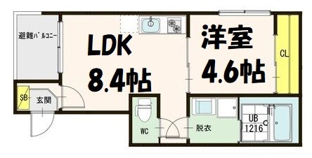 ソルイルミノ神宮前 間取り図