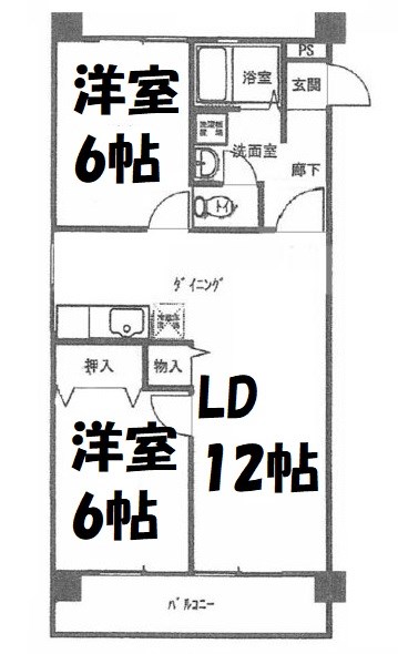 第二若葉ビル 間取り図