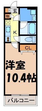 ディアレイシャス大須観音 間取り図