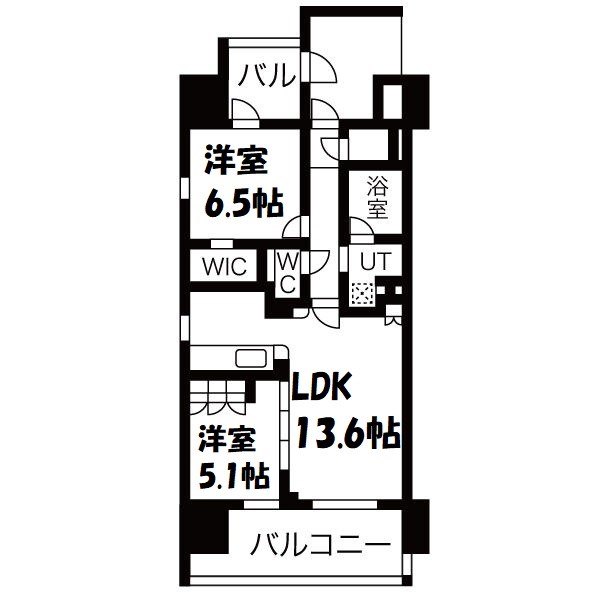 ヴィー・クオレレジデンス栄二丁目 間取り図