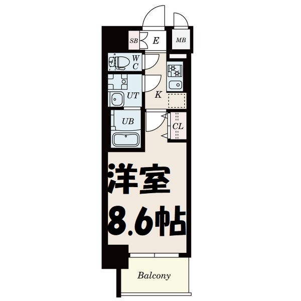 S-RESIDENCE浄心Ⅱ 間取り図