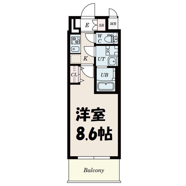 S-RESIDENCE浄心Ⅱ 間取り図