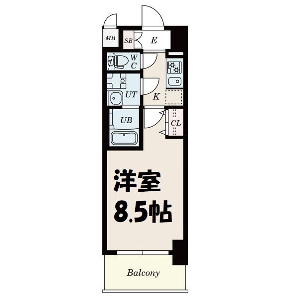 S-RESIDENCE浄心Ⅱ 間取り図