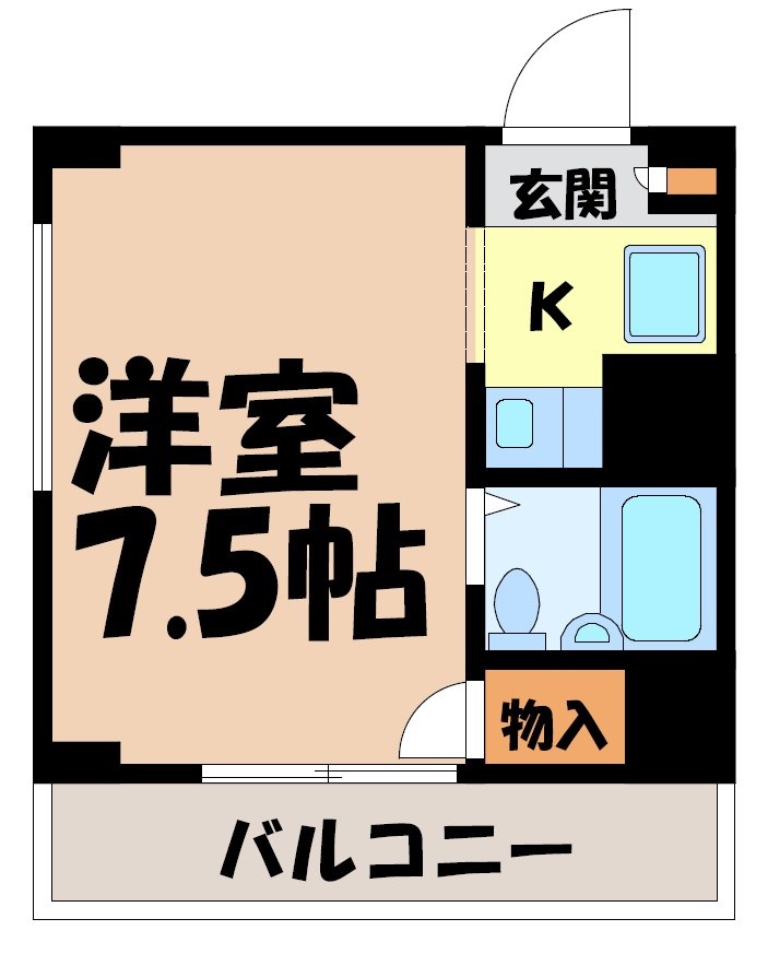 エアリー千成 間取り図
