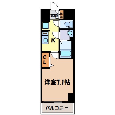 プレサンス久屋大通公園セラフィ 間取り図