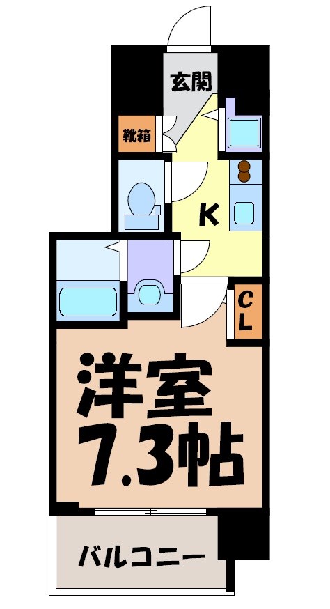 エスリード千種パークフロント 間取り図