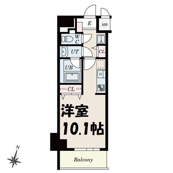 ノヴェル新栄 間取り図