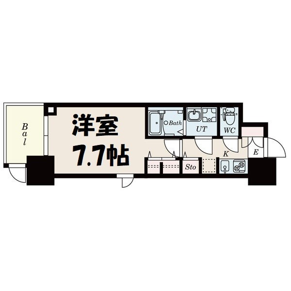 La Douceur黒川 間取り図