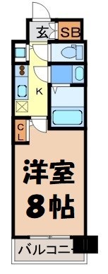 エスリード栄イーストスクエア 間取り図