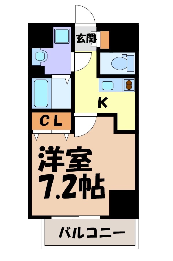 エスリード大須デュオ 間取り図