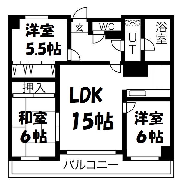 サンハウス大曽根 間取り図