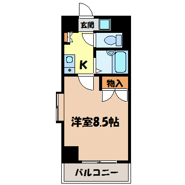 ルミナス名駅 間取り図