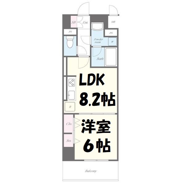 パルファンドゥジョア 間取り図