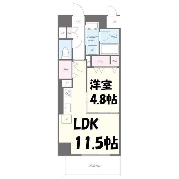 パルファンドゥジョア 間取り図