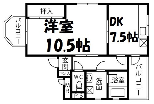 ＭＡマンション 間取り図