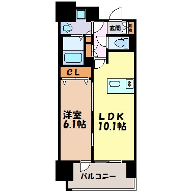 プレサンス丸の内リラティ 間取り