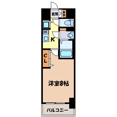 プレサンス新栄町ギャラント 間取り図