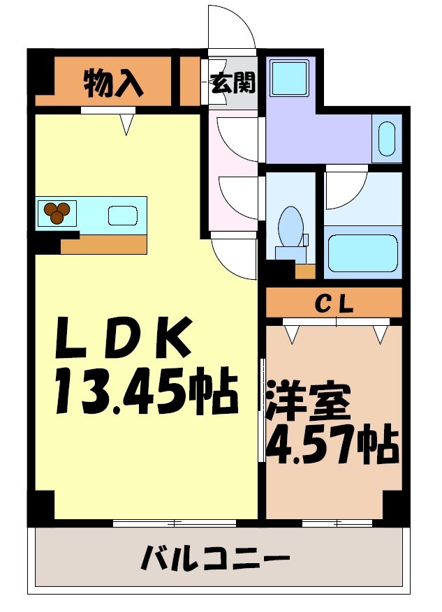 ウルフィエスタ徳川 間取り図