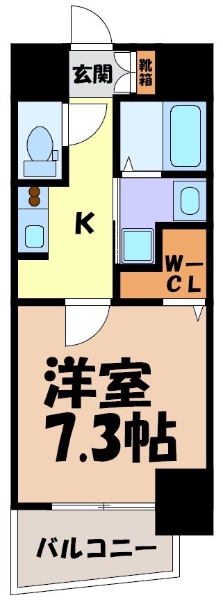 S-RESIDENCE今池駅前 間取り