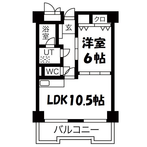 シャンボール白川公園 間取り図