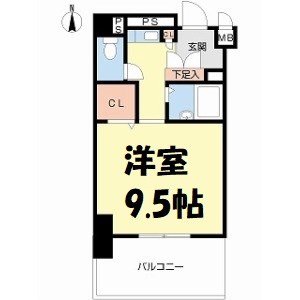 ジョイフル名古屋駅前 間取り図