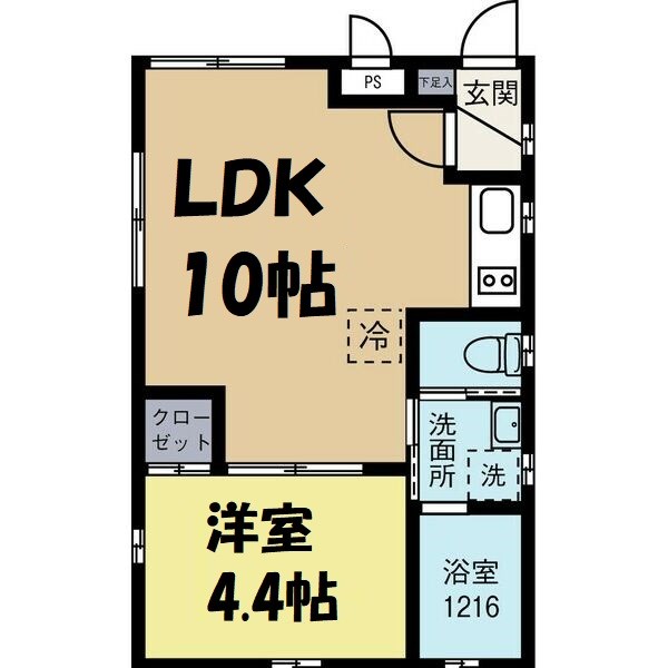 Le Gioie名駅 間取り図