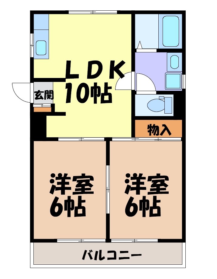 サンハイム中橋 間取り図