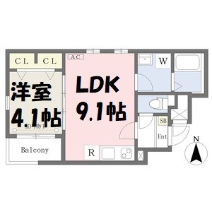 cherim黒川south 間取り図