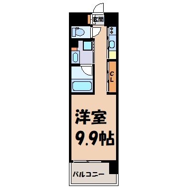エスペランサ上前津 間取り図