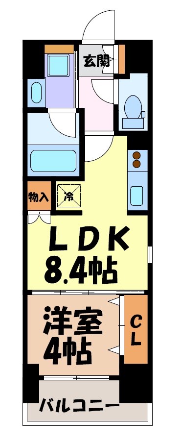 ヒヴィ・カーサ名駅西 間取り図