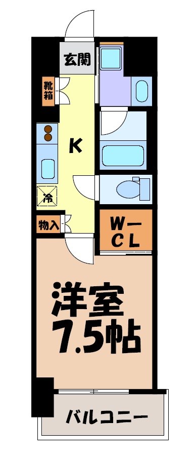 ヒヴィ・カーサ名駅西 間取り図