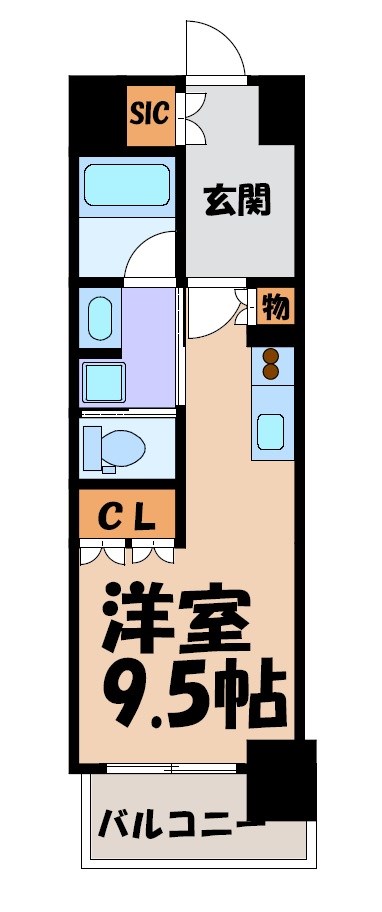 ヒヴィ・カーサ名駅西 間取り図