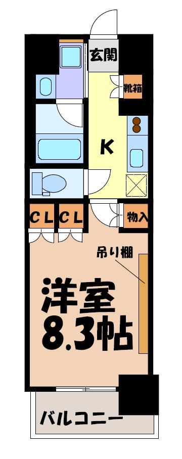 ヒヴィ・カーサ名駅西 間取り図