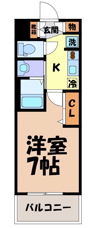 エステムコート名古屋鶴舞シエル 間取り図