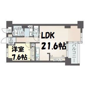 イーグルヘッド橦木 間取り図
