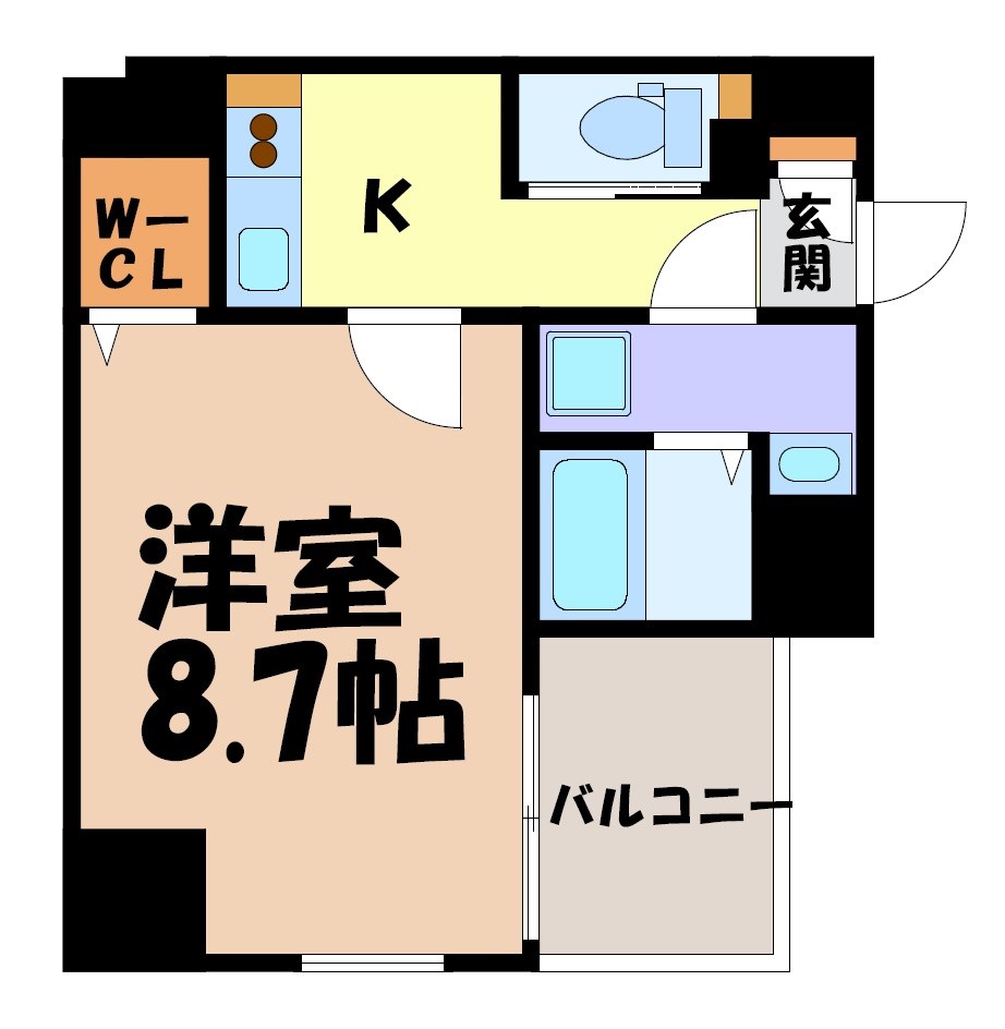 メイクス上前津Ⅱ 間取り図