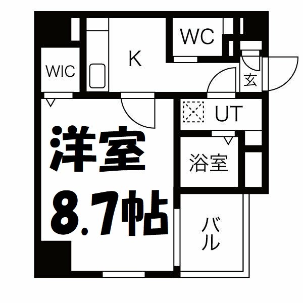 メイクス上前津Ⅱ 間取り図