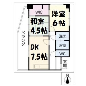 メゾン野菊 間取り図