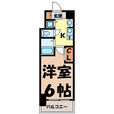 プレサンスＳＡＫＡＥリバースタイル 間取り図