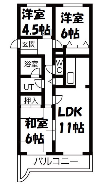 エミネンス覚王山 間取り図