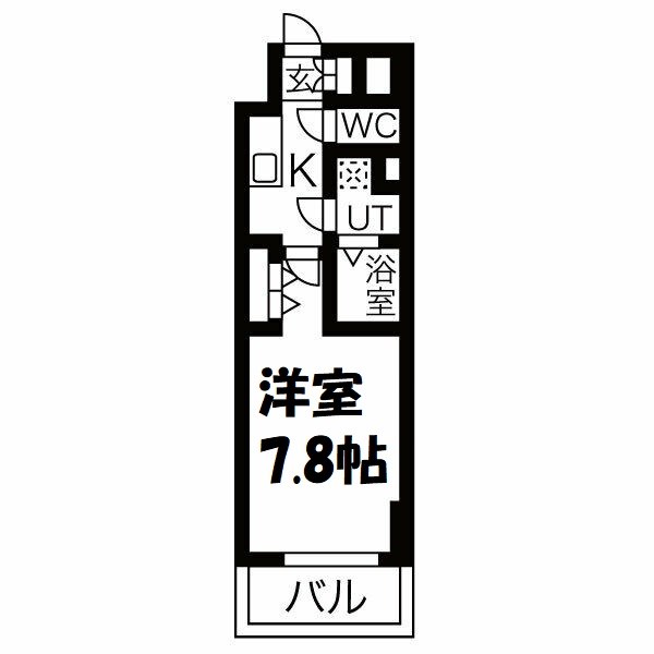 エスリード金山リュクス 間取り図