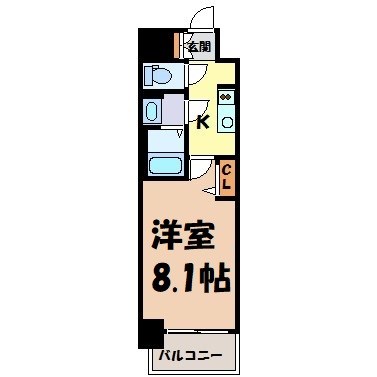 ファスティーナ志賀本通 間取り図