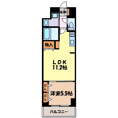 グランルクレ新栄イースト 間取り図